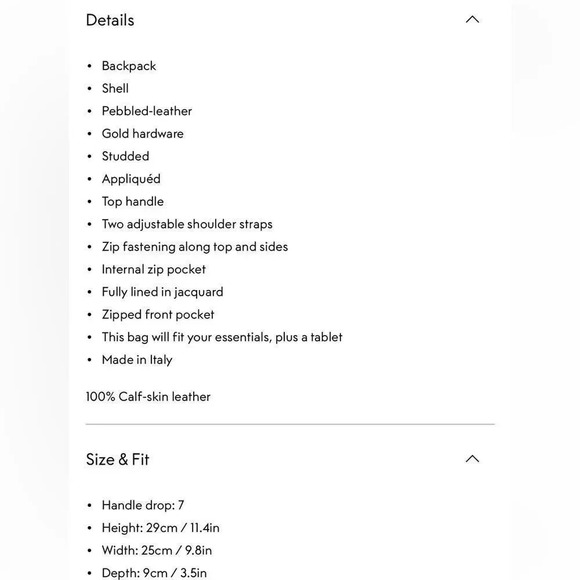 Dolce & Gabanna Red Appliquéd Shell Backpack NWT - Picture 7 of 11